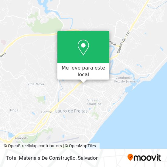 Total Materiais De Construção mapa