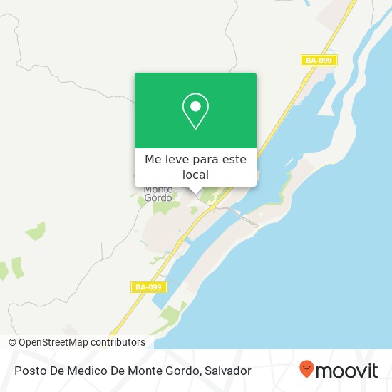 Posto De Medico De Monte Gordo mapa