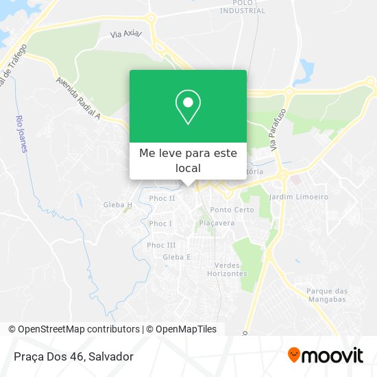 Praça Dos 46 mapa