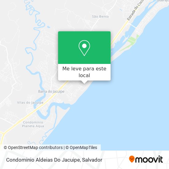 Condominio Aldeias Do Jacuipe mapa