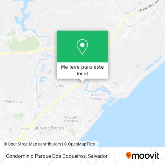 Condominio Parque Dos Coqueiros mapa