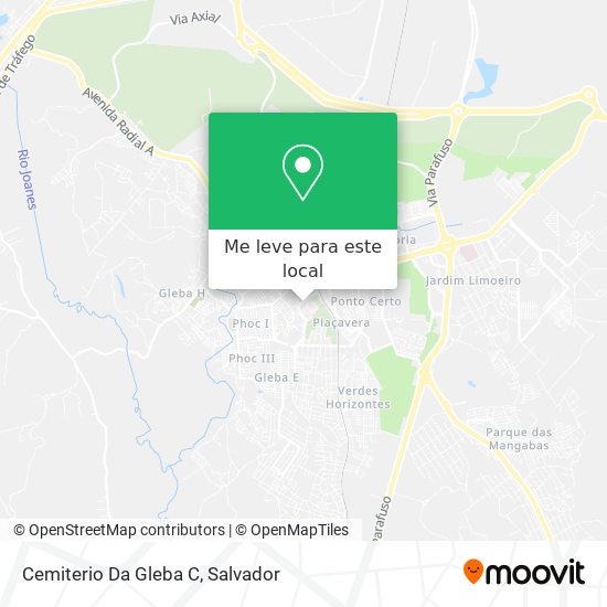 Cemiterio Da Gleba C mapa