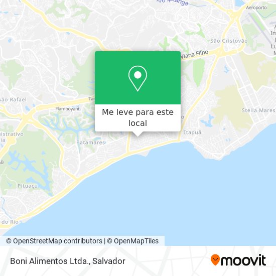 Boni Alimentos Ltda. mapa