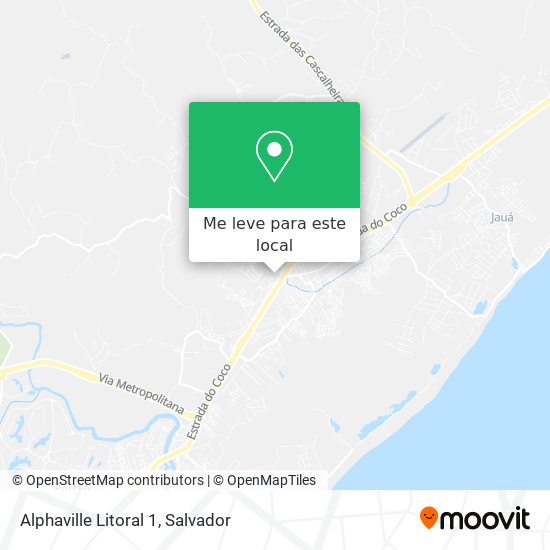 Alphaville Litoral 1 mapa