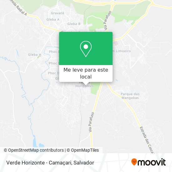 Verde Horizonte - Camaçari mapa