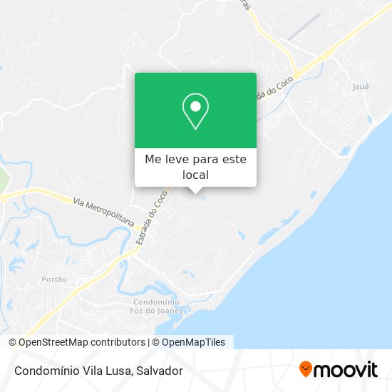Condomínio Vila Lusa mapa