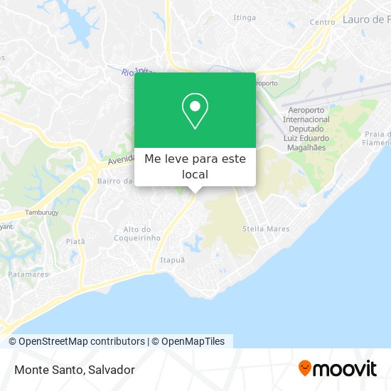 Monte Santo mapa