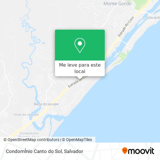 Condomĺnio Canto do Sol mapa