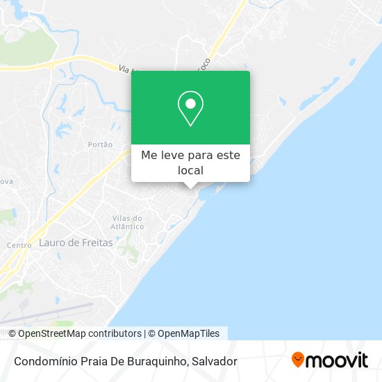 Condomínio Praia De Buraquinho mapa