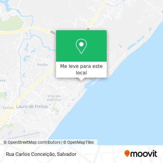 Rua Carlos Conceição mapa