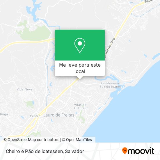 Cheiro e Pão delicatessen mapa