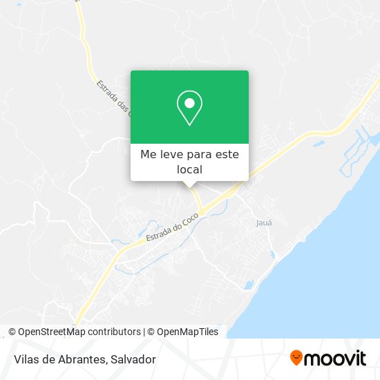 Vilas de Abrantes mapa