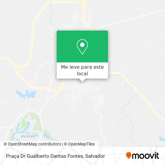 Praça Dr Gualberto Dantas Fontes mapa