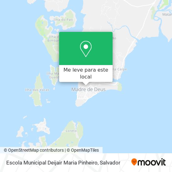 Escola Municipal Deijair Maria Pinheiro mapa