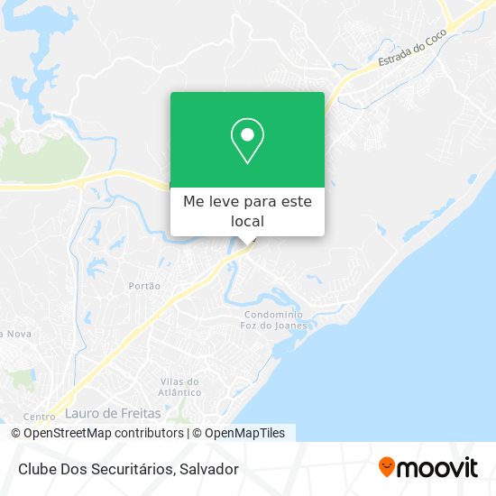 Clube Dos Securitários mapa