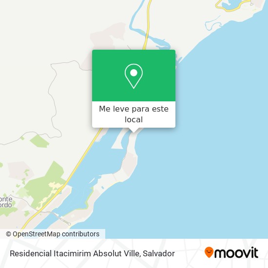 Residencial Itacimirim Absolut Ville mapa