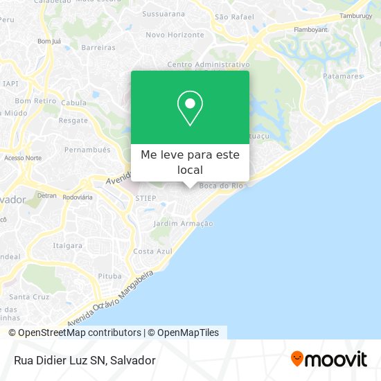 Rua Didier Luz SN mapa