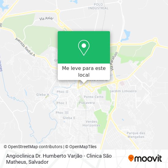 Angioclinica Dr. Humberto Varjão - Clinica São Matheus mapa