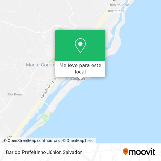 Bar do Prefeitinho Júnior mapa