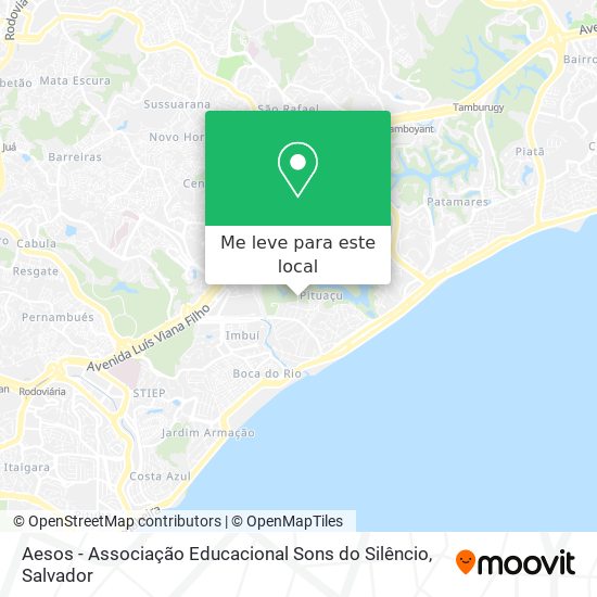 Aesos - Associação Educacional Sons do Silêncio mapa