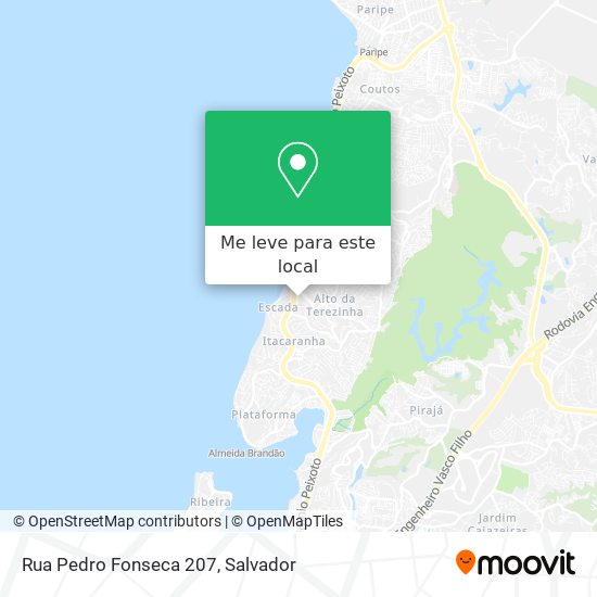 Rua Pedro Fonseca 207 mapa