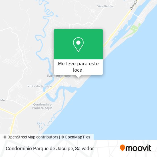 Condominio Parque de Jacuipe mapa