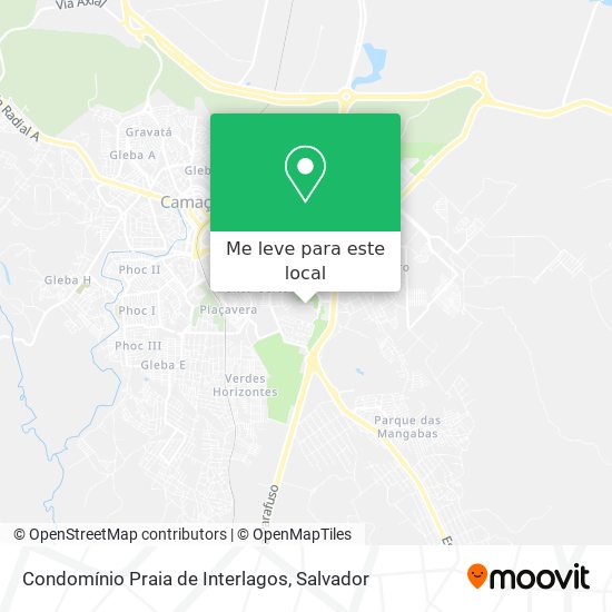Condomínio Praia de Interlagos mapa