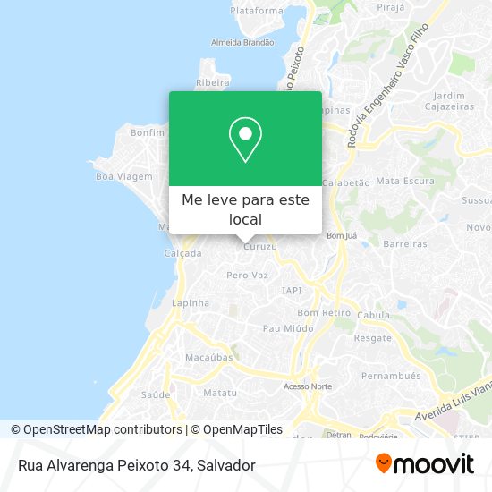 Rua Alvarenga Peixoto 34 mapa