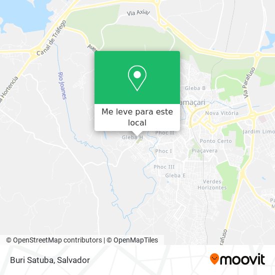 Buri Satuba mapa