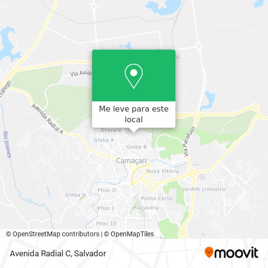 Avenida Radial C mapa