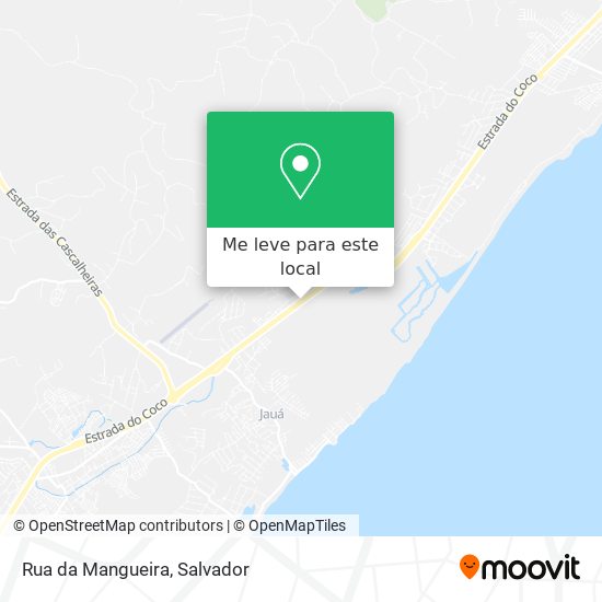 Rua da Mangueira mapa