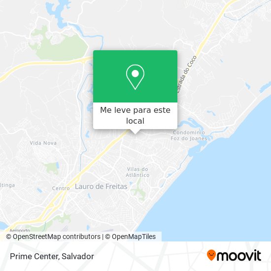 Prime Center mapa