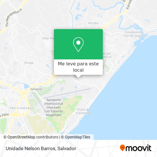 Unidade Nelson Barros mapa