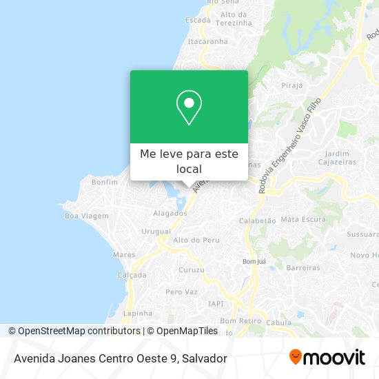 Avenida Joanes Centro Oeste 9 mapa