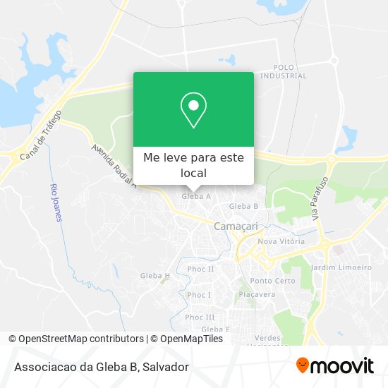 Associacao da Gleba B mapa