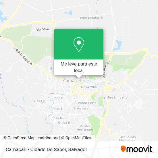 Como chegar até Camaçari - Cidade Do Saber de ônibus?