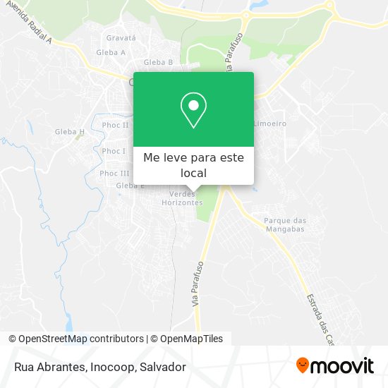 Rua Abrantes, Inocoop mapa