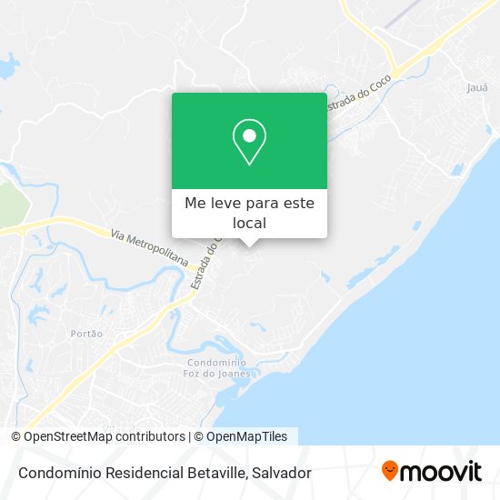 Condomínio Residencial Betaville mapa