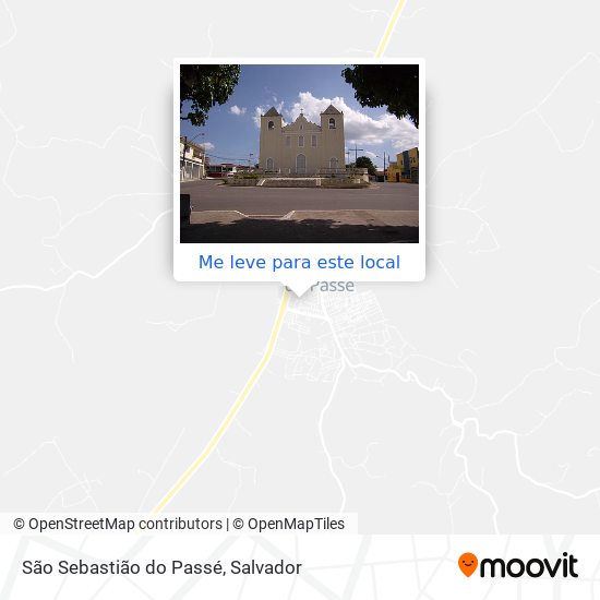 São Sebastião do Passé mapa