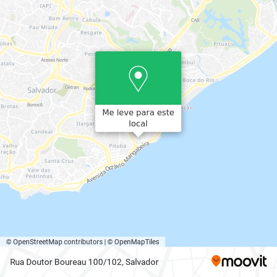 Rua Doutor Boureau 100/102 mapa