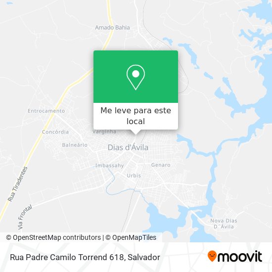 Rua Padre Camilo Torrend 618 mapa