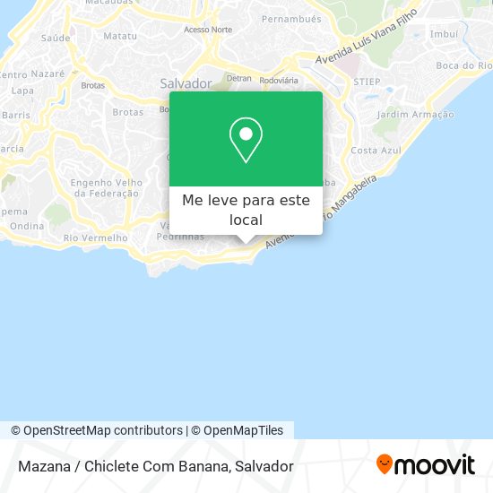 Mazana / Chiclete Com Banana mapa