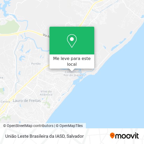 União Leste Brasileira da IASD mapa