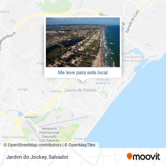 Jardim do Jockey mapa