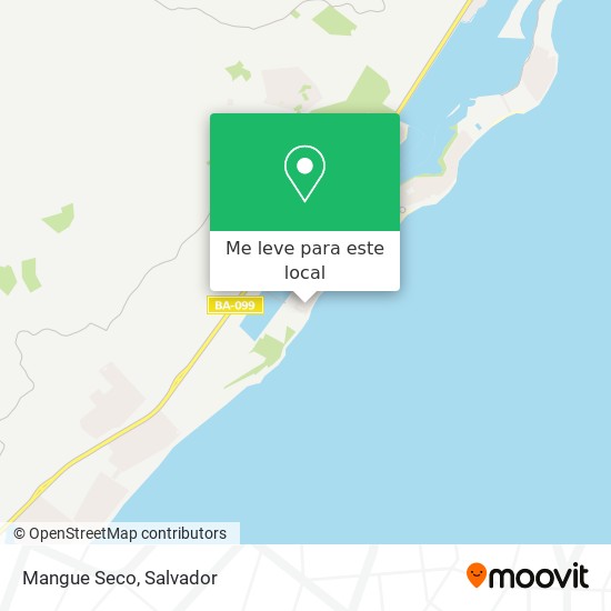 Mangue Seco mapa