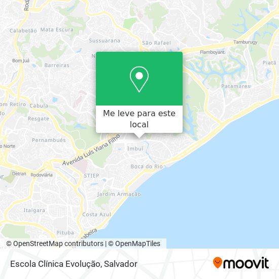 Escola Clínica Evolução mapa
