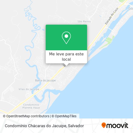 Condomínio Chácaras do Jacuipe mapa