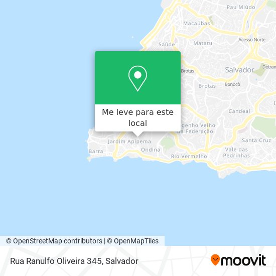 Rua Ranulfo Oliveira 345 mapa