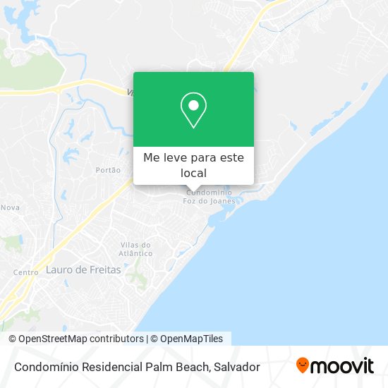 Condomínio Residencial Palm Beach mapa