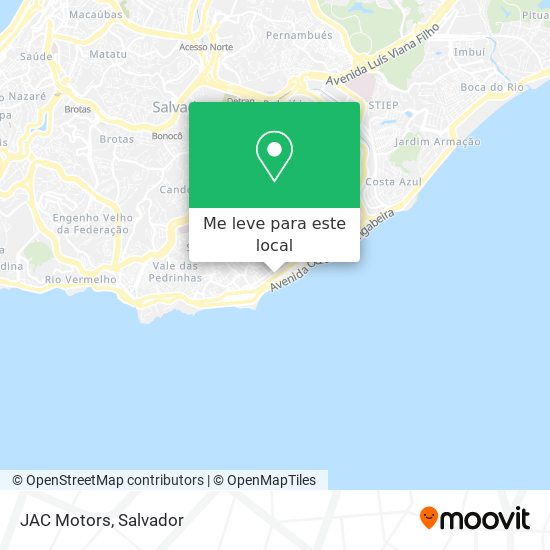 JAC Motors mapa